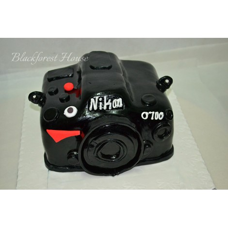 Nikon Camera Themed Cake