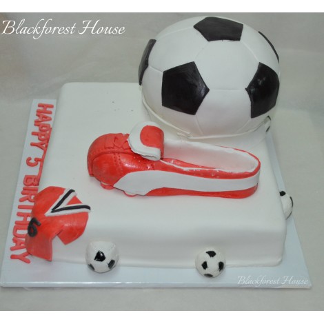 Soccer 2 Themed Cake